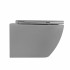 Унитаз ABBER Bequem AC1103MG подвесной серый матовый, безободковый