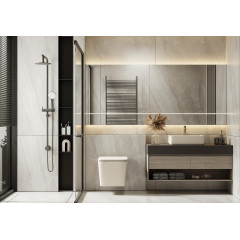 Унитаз ABBER Rechteck AC1201MBE подвесной светло-бежевый матовый, безободковый