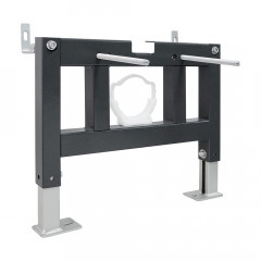 Комплект ABBER подвесной унитаз Bequem AC1108P белый с импульсным смывом с инсталляцией AC0101P