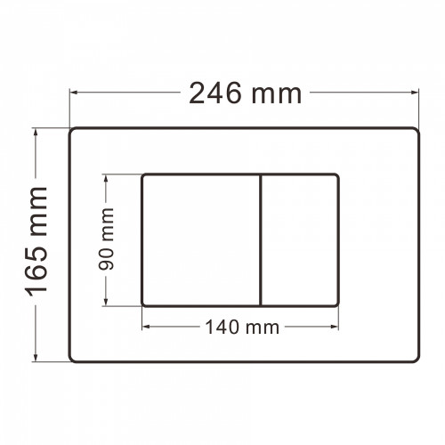 Комплект подвесной унитаз ABBER Bequem AC1100 белый с инсталляцией AC0105 и кнопкой AC0120 хром