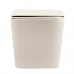 Унитаз ABBER Rechteck AC1201MBE подвесной светло-бежевый матовый, безободковый