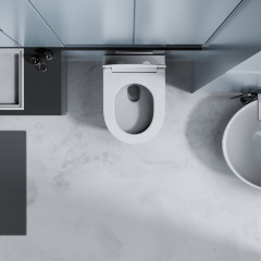 Унитаз ABBER Ultra AC1302 подвесной белый с ультратонким ободком