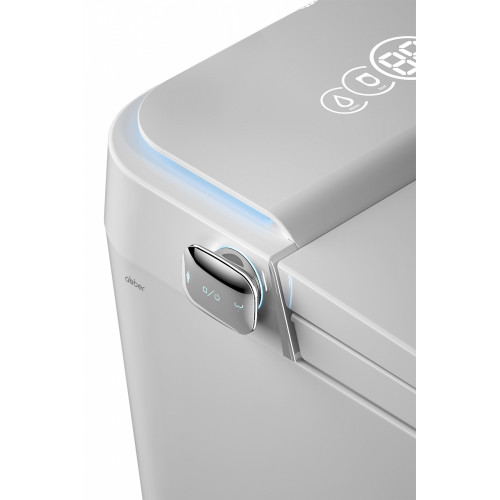 Электронный унитаз-биде ABBER Bequem AC1117S приставной белый