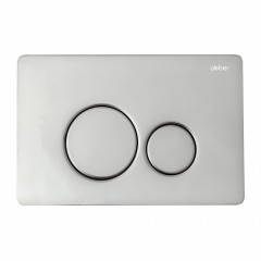 Комплект подвесной унитаз ABBER Bequem AC1100 белый с инсталляцией AC0105 и кнопкой AC0121 хром