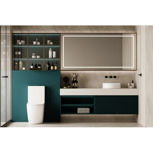 Унитаз ABBER Bequem AC1110T компакт белый, безободковый, смыв торнадо