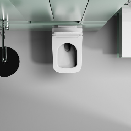 Унитаз ABBER Ultra AC1303 подвесной белый с ультратонким ободком