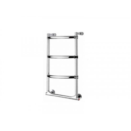 LUNA 523 Полотенцесушитель эл.с выключателем,4 лесенки,int.360mm, цвет хром