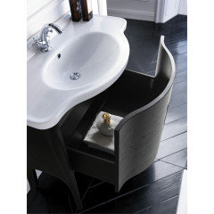 Тумба под раковину без столешницы Galassia Ethos 8478 110 см черный дуб