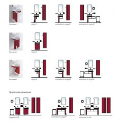 Консоль под раковину 56LS542 KLUDI Esprit E2