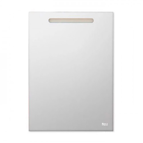 Roca The Gap Original зеркало 600 мм, 600x32x850 мм, с LED-подсветкой сверху, системой антизапотевания, выкл-кнопкой внизу под зеркальным полотном