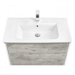 Roca Ronda модуль для раковины 800 мм, 777x412x480 мм, с 2 ящиками, бетон/белый матовый