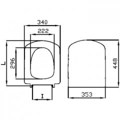 Roca Dama Senso сиденье с крышкой для унитаза с механизмом "мягкое закрывание", белый