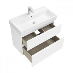 Roca Oleta модуль для раковины 800 мм, 760х374х548 мм, с 2 ящиками, белый матовый