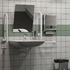 Roca Access раковина для людей с ограниченными возможностями 64х55, с отверстием под смеситель, белый