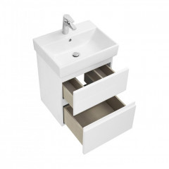 Roca Oleta модуль для раковины 500 мм, 460х374х548 мм, с 2 ящиками, белый матовый