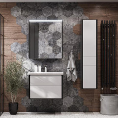 Roca Ronda модуль для раковины 800 мм, 777x412x480 мм, с 2 ящиками, белый глянец/антрацит