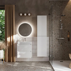 Roca Ona реверсивная шкаф-колонна 1750 мм, 400x300x1750 мм, белый матовый