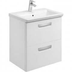 Roca The Gap Original модуль для раковины 600 мм, 577x412x600 мм, с 2 ящиками, белый матовый