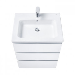 Roca The Gap модуль для раковины 600 мм (для 7.3279.A.800.0, 7.3279.9.E00.0 - Россия) 585x453x741 мм, с 3 ящ., без ножек 7.8168.2.733.9, белый глянец