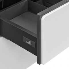 Roca Ronda модуль для раковины 600 мм, 577x412x480, с 2 ящиками, белый глянец/антрацит