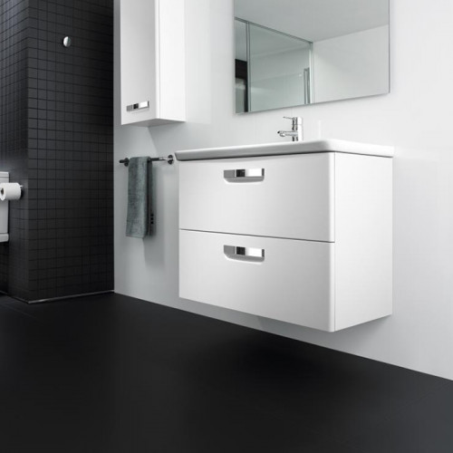 Roca The Gap Original модуль для раковины 700 мм, 677x412x600 мм, с 2 ящиками, белый матовый