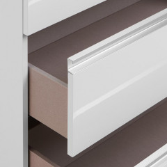 Roca The Gap модуль для раковины 600 мм (для 7.3279.A.800.0, 7.3279.9.E00.0 - Россия) 585x453x741 мм, с 3 ящ., без ножек 7.8168.2.733.9, белый глянец