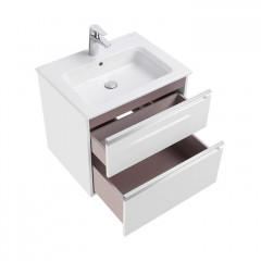 Roca The Gap модуль для раковины 600 мм (подходят 2 раковины: 7.3279.A.800.0 - Россия, 7.3279.9.E00.0 - Россия) 585x453x515 мм, с 2 ящ., белый глянец