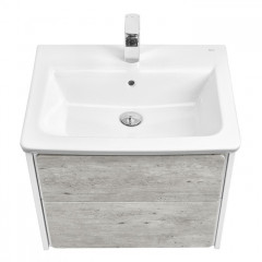 Roca Ronda модуль для раковины 600 мм, 577x412x480 мм, с 2 ящиками, бетон/белый матовый