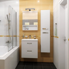 Roca The Gap Original шкаф-колонна левый 1600 мм, 344x199x1602 мм, белый глянец