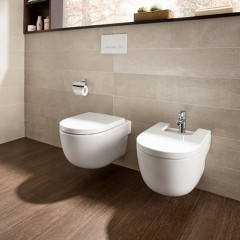 Roca Meridian-N чаша унитаза подвесная Rimless 360x480x400 мм, с горизонтальным выпуском, белый