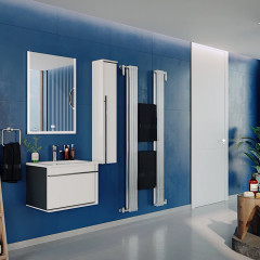 Roca Aneto зеркало прямоуг. 600 мм, 600x29x850 мм, c LED-подсветкой(кроме верхней стороны), с системой антизапотевания, сенсорным выкл. с диммером