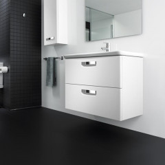 Roca The Gap Original модуль для раковины 700 мм, 677x412x600 мм, с 2 ящиками, белый глянец