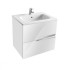 Roca Victoria Nord ICE EDITION модуль для раковины 600 мм, 586x450x550 мм, c 2 ящиками, белый глянец