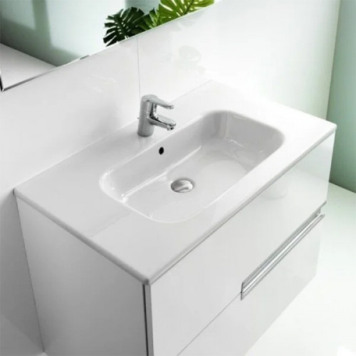 Roca Victoria Nord ICE EDITION модуль для раковины 800 мм, 786x450x550 мм, c 2 ящиками, белый глянец