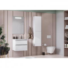 Roca The Gap шкаф-колонна 1500 мм, 345x250x1504 мм, белый глянец (Новый артикул)