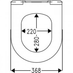 Roca Leon сиденье с крышкой для унитаза тонкое с механизмом "мягкое закрывание", белый