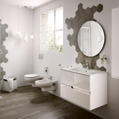 Roca Victoria Nord ICE EDITION модуль для раковины 800 мм, 786x450x550 мм, c 2 ящиками, белый глянец