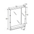 Roca The Gap Original зеркальный шкаф 700 мм, 700x129x850 мм, с LED-светильником, блоком с розеткой, включение от общего выключателя, белый глянец