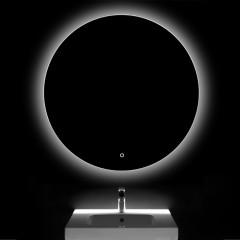 Roca Luna зеркало круглое 800 мм, 800х20х800 мм, с LED-подсветкой по периметру, с сенсорным выключателем с диммером