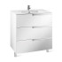 Roca Victoria Nord ICE EDITION модуль для раковины 600 мм, 586x450x735 мм, c 3 ящиками, белый глянец