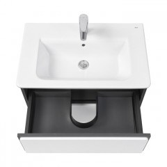 Roca Ronda модуль для раковины 700 мм, 677x412x480 мм, с 2 ящиками, белый глянец/антрацит