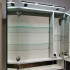 Roca The Gap Original зеркальный шкаф 800 мм, 800x129x850 мм, с LED-светильником, блоком с розеткой, включение от общего выключателя, белый глянец