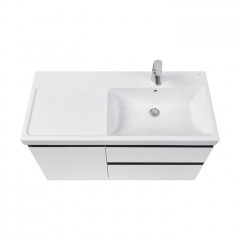 Roca Domi модуль для раковины 1000 мм (подходит раковина 7.3270.M.E00.4 - импорт), 985x453x515 мм, с 2 ящ. и 1 дверкой, правый, белый глянец