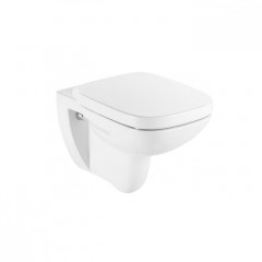 Roca Debba Square чаша унитаза подвесная Rimless 355x540x345 мм, с горизонтальным выпуском, белый