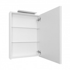 Roca Oleta зеркальный шкаф правый 500 мм, 500х137х700 мм, c LED-светильником, включение от общего выключателя, белый матовый (Новый артикул)