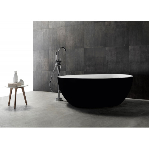 Акриловая ванна ABBER AB9279MB черная матовая