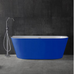 Акриловая ванна ABBER AB9216-1.7DB синяя