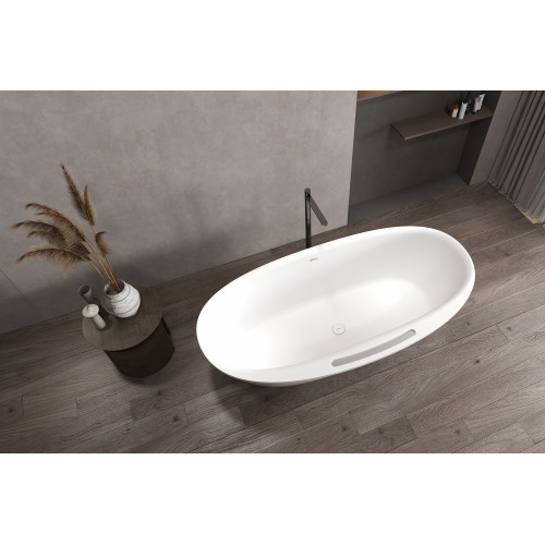 Ванна из искусственного камня ABBER Stein AS9631 белая матовая