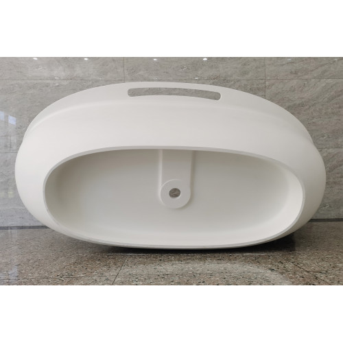 Ванна из искусственного камня ABBER Stein AS9631 белая матовая