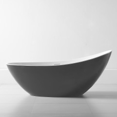 Акриловая ванна ABBER AB9258-1.5 L белая